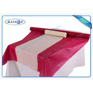 PP Seasame Non Woven Cleaning Cloths Pink Fabric Tablecloths