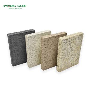 Buy cheap Best Selling Price In stock fiber cement acoustic wall Coffered Ceiling 1mm width wood wool wall panels from wholesalers