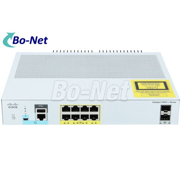 Quality 2 SFP Uplink Interfaces Cisco Gigabit Poe Switch 8 Port 2960-L Series WS-C2960L-8PS-LL for sale