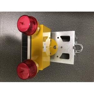 Buy cheap Low Intensity Double Aviation Obstruction Light Solar Powered Polycarbonate Body from wholesalers