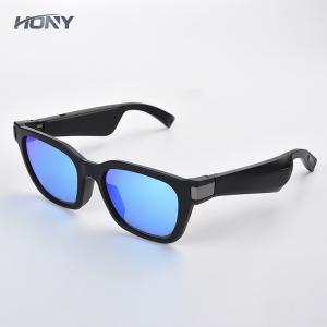 Buy cheap Audlt Plastic Polarizer Wireless Bluetooth Sunglasses Headphones Black Frame from wholesalers