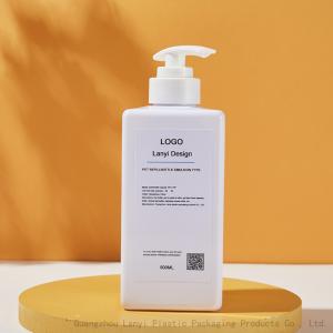 Buy cheap Square Clear PET Plastic 500ml Shampoo Pump Bottles from wholesalers