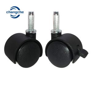 Buy cheap Black PVC Furniture Castors Wheels Tool With Stem 40MM from wholesalers