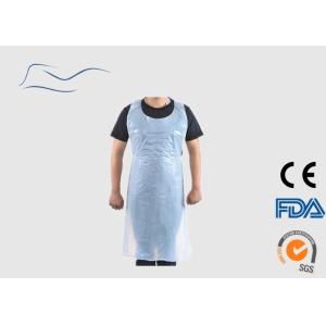 Buy cheap HDPE Oil Protective Disposable Plastic Aprons White Color For Cooking Services from wholesalers