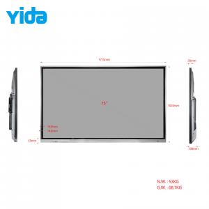 China Conference Interactive Whiteboard Digital Touch Panel Android 4K Pen Smart Board on sale