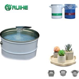 Buy cheap High Transparent RTV2 Liquid Silicone Flowerpot Mold REACH from wholesalers