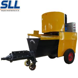 Buy cheap Automatic Exterior Wall Plastering Machine Cement Rendering Machine In Yellow from wholesalers