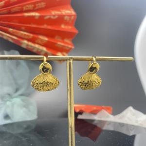 Buy cheap Trendy Small Gold Plumeria Earrings from wholesalers