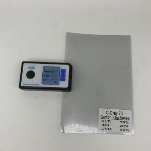 Lightweight Carbon Window Tint Film with 72.8% VLT 17.2% IRR and 34.7% UVR