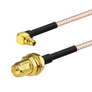 Buy cheap RG316 MMCX Angle Male to RP SMA Female Antenna RF Coaxial Cable from wholesalers