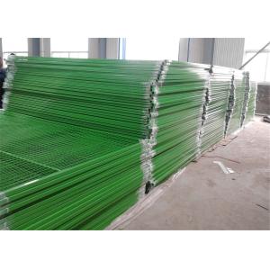 Buy cheap H6’/1830mm*W9.5’/2900mm weld infill mesh2"*4"*9ga/3.60mm temporary construction fence panels powder coated blue from wholesalers