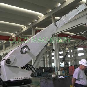 China 1T 4M Mini Yacht Marine Cranes With Telescopic Boom on sale