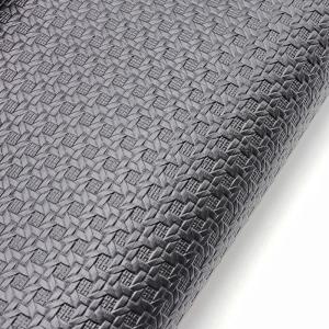 Woven PVC Synthetic Leather Fabric with 0.9mm Thickness and 140cm Width for