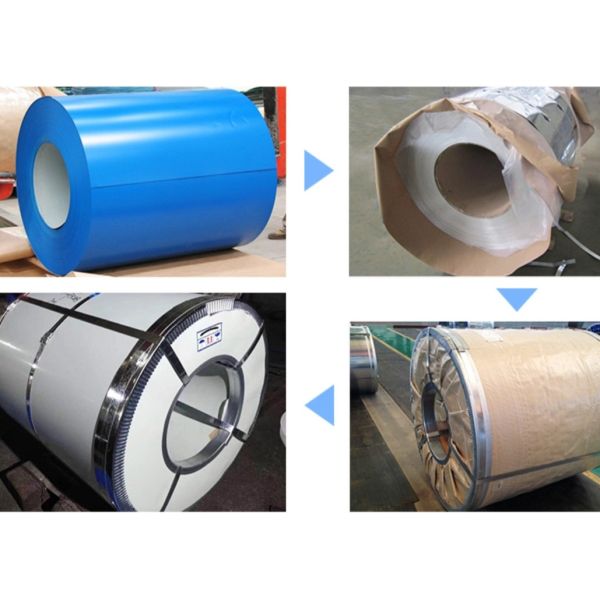 Prepainted Gi Steel Coil Ppgi Ppgl Color Coated Galvanized Corrugated Metal Roofing Sheet In Coil