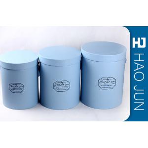 Buy cheap Cylinder / Round Cardboard Flower Boxes With Lids , Matt Lamination from wholesalers