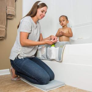 Premium Baby Bath Kneeler And Elbow Rest 1.5 Inch Thick With Strong Suction Cups