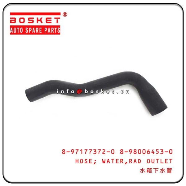 Quality ISUZU ELF 4HK1 Radiator Outlet Water Hose  8971773720 8980064530 for sale