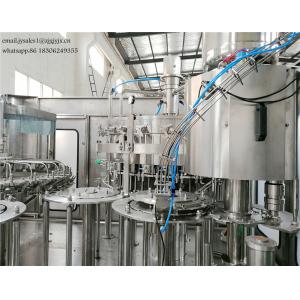 Complete Carbonated Drink Filling Machine / Bottling Juice Equipment