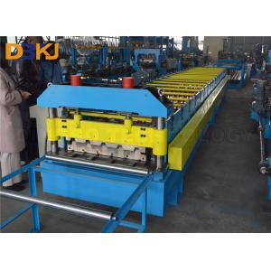 Buy cheap 0.8mm Iron Sheet Roof Panel Roll Forming Machine Pillar Transmission from wholesalers
