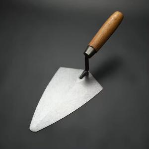 Wooden Handle Margin Trowel Carbon Steel Point Masonry Trowel