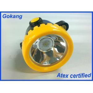 Buy cheap IP65 led mining hard hat lamp, ATEX certification led miners cap lamp and mining cap lamp from wholesalers