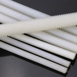 Buy cheap White Plastic Rubber Nylon Full Threaded Rod DIN975 M4 - M20 from wholesalers