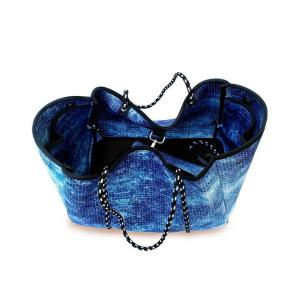 Buy cheap Cotton Polyester Blend Raffia Tote Bag Custom Print High Quality from wholesalers