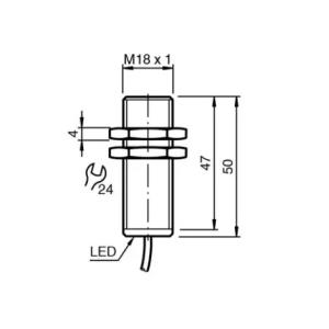 Buy cheap Pepperl+Fuchs NJ5-18GM50-A2-5M Inductive Sensor, 18mm Range, M18, PNP NC, 5m Cable, IP67 | Heavy-Duty Automation from wholesalers