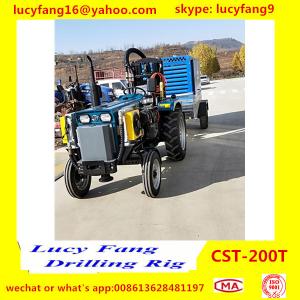China China 2019 New Arrival Tractor Mounted Mobile Water Well Drilling Rig For 200m Depth on sale