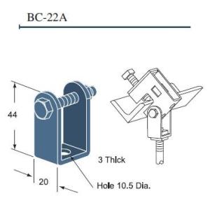 Buy cheap Galvanized Connecting To H Beam Lifting Clamp from wholesalers