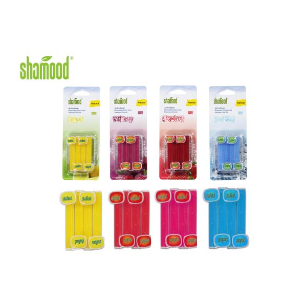 Buy cheap Car Vent Stick Custom Air Fresheners 4 Strips with Four Scents from wholesalers