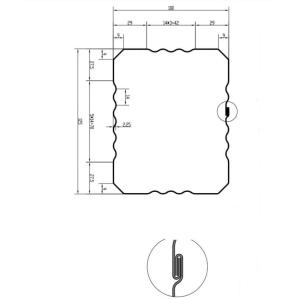 Buy cheap Galvanized Steel Rain Downspout Pipe Roll Forming Machine Hydraulic Cutting System from wholesalers