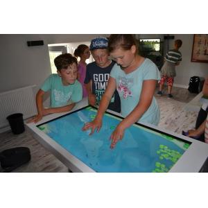 Buy cheap 24" inch led desk display,digital signage with touch screen,interactive multi touch table from wholesalers