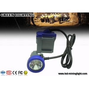Buy cheap high performance blue cover Cordless Cap Lamp Hard Hat Lights 4000lux brightness from wholesalers