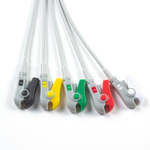 5 Lead TPU Direct-Connect ECG Cable Compatible with Comen