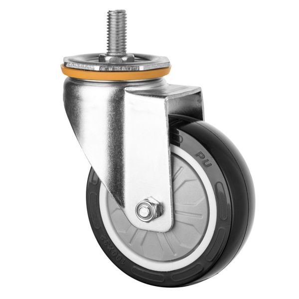 Buy cheap 5 Inch Medium Duty PU Caster With Threaded Stem from wholesalers