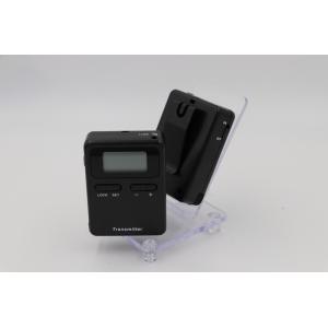 China 008A Black Travel Guide System With Transmitter And Receiver Neck Hanging Type on sale