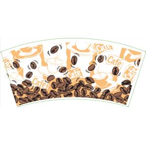 Buy cheap 145gsm 160gsm PE Coated Paper Cup Fan Recyclable Customized Logo from wholesalers