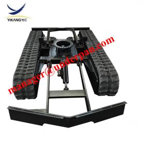 Buy cheap Custom hydraulic crawler ruber track undercarriage system manufacturer with slewing bearing from wholesalers