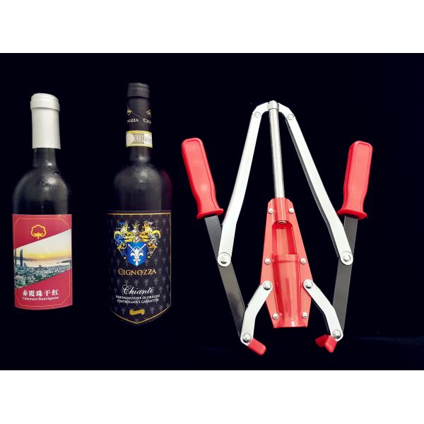 Buy cheap Double Lever Manual Wine Corker All Metal Adjustable For Home Wine Making from wholesalers