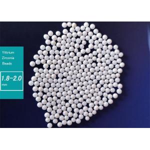 Buy cheap Yittrium stabilized Zirconia Grinding Media beads Size 1.8-2.0 mm from wholesalers