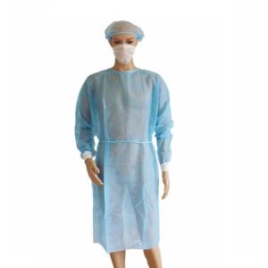 Buy cheap PP Disposable Medical Gowns Anti Alcohol With Eastic / Knitted Cuffs from wholesalers