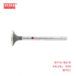0114-0419 Exhaust Valve For ISUZU 6BD1