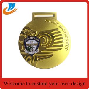 Buy cheap Custom die cast medals with gold silver copper plated medals from wholesalers