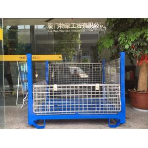 Buy cheap Lockable  Collapsible Wire Container Customized Size And Colors from wholesalers