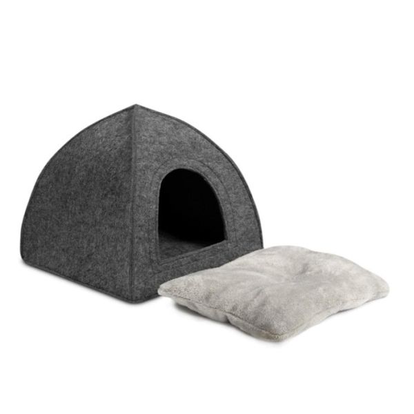 Buy cheap 16 X 16 X 17 Inches Odm Felt Pet Bed For Kittens And Small Dogs from wholesalers