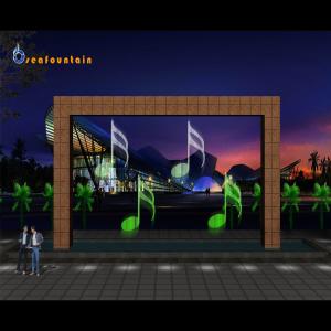 Buy cheap dancing musical digital water curtain fountain digital spray nozzle from wholesalers