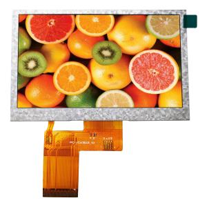 China 4.3inch Horizontal TFT LCD Panel With Resistive Capacitive Touch Screen on sale