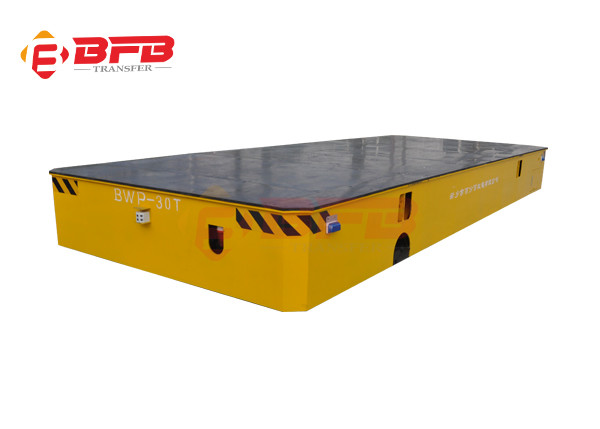 30T Steerable Heavy Duty Die Cart On Cement Floor