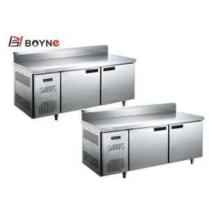 Buy cheap Western Kitchen Workbench With Back Splash Cooling System Work Table from wholesalers